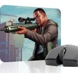 mousepad bastir Gta 5 Kaymaz Dikişli Kauçuk Oyuncu Mousepad V4 - 22X18 Gaming Mouse Pad Fare Altlığı