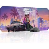 mousepad bastir Gta 6 Kaymaz Dikişli Kauçuk Oyuncu Mousepad V5 - 70X30 Xl Gaming Mouse Pad Fare Altlığı