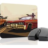 mousepad bastir Gta San Andreas Kaymaz Dikişli Kauçuk Oyuncu Mousepad V1 - 22X18 Gaming Mouse Pad Fare Altlığı