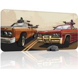 mousepad bastir Gta San Andreas Kaymaz Dikişli Kauçuk Oyuncu Mousepad V1 - 90X40 Xxl Gaming Mouse Pad Fare Altlığı