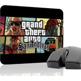 mousepad bastir Gta San Andreas Kaymaz Dikişli Kauçuk Oyuncu Mousepad V4 - 22X18 Gaming Mouse Pad Fare Altlığı