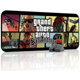 mousepad bastir Gta San Andreas Kaymaz Dikişli Kauçuk Oyuncu Mousepad V4 - 70X30 Xl Gaming Mouse Pad Fare Altlığı