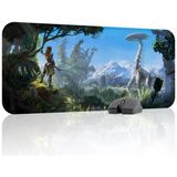 mousepad bastir Horizon Zero Kaymaz Dikişli Kauçuk Oyuncu Mousepad V5 - 70X30 Xl Gaming Mouse Pad Fare Altlığı