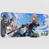 mousepad bastir Jean Genshin Impact Anime Oyuncu V3 - 70X30 Xl Gaming Mouse Pad Fare Altlığı