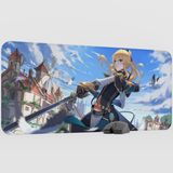 mousepad bastir Jean Genshin Impact Anime Oyuncu V3 - 90X40 Xxl Gaming Mouse Pad Fare Altlığı