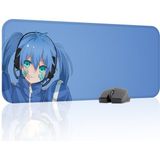 mousepad bastir Kagerou Project Kaymaz Dikişli Kauçuk Oyuncu Mousepad V3 - 70X30 Xl Gaming Mouse Pad Fare Altlığı
