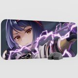 mousepad bastir Kujou Sara Genshin Impact Anime Oyuncu V5 - 70X30 Xl Gaming Mouse Pad Fare Altlığı
