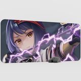 mousepad bastir Kujou Sara Genshin Impact Anime Oyuncu V5 - 90X40 Xxl Gaming Mouse Pad Fare Altlığı