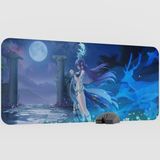 mousepad bastir Lauma Genshin Impact Anime Oyuncu V4 - 90X40 Xxl Gaming Mouse Pad Fare Altlığı