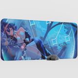 mousepad bastir Layla Genshin Impact Anime Oyuncu V5 - 90X40 Xxl Gaming Mouse Pad Fare Altlığı