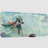 mousepad bastir Lynette Genshin Impact Anime Oyuncu V3 - 90X40 Xxl Gaming Mouse Pad Fare Altlığı