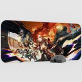 mousepad bastir Mavuika Genshin Impact Anime Oyuncu V3 - 70X30 Xl Gaming Mouse Pad Fare Altlığı