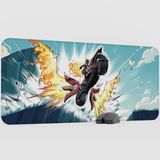 mousepad bastir Mavuika Genshin Impact Anime Oyuncu V4 - 90X40 Xxl Gaming Mouse Pad Fare Altlığı