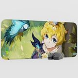 mousepad bastir Mika Genshin Impact Anime Oyuncu V3 - 70X30 Xl Gaming Mouse Pad Fare Altlığı