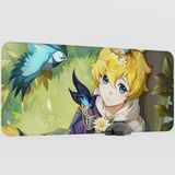 mousepad bastir Mika Genshin Impact Anime Oyuncu V3 - 90X40 Xxl Gaming Mouse Pad Fare Altlığı