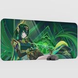 mousepad bastir Nefer Genshin Impact Anime Oyuncu V1 - 90X40 Xxl Gaming Mouse Pad Fare Altlığı