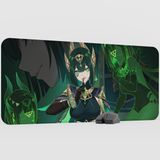 mousepad bastir Nefer Genshin Impact Anime Oyuncu V4 - 90X40 Xxl Gaming Mouse Pad Fare Altlığı