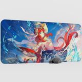 mousepad bastir Nilou Genshin Impact Anime Oyuncu V4 - 90X40 Xxl Gaming Mouse Pad Fare Altlığı