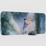 mousepad bastir Qiqi Genshin Impact Anime Oyuncu V3 - 70X30 Xl Gaming Mouse Pad Fare Altlığı