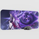 mousepad bastir Raiden Genshin Impact Anime Oyuncu V1 - 70X30 Xl Gaming Mouse Pad Fare Altlığı