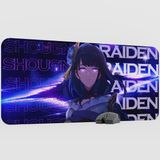 mousepad bastir Raiden Genshin Impact Anime Oyuncu V3 - 90X40 Xxl Gaming Mouse Pad Fare Altlığı