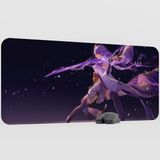 mousepad bastir Raiden Genshin Impact Anime Oyuncu V5 - 90X40 Xxl Gaming Mouse Pad Fare Altlığı