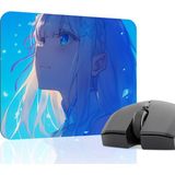 mousepad bastir Re Zero Kaymaz Dikişli Kauçuk Oyuncu Mousepad V1 - 22X18 Gaming Mouse Pad Fare Altlığı