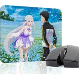 mousepad bastir Re Zero Kaymaz Dikişli Kauçuk Oyuncu Mousepad V3 - 22X18 Gaming Mouse Pad Fare Altlığı