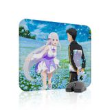 mousepad bastir Re Zero Kaymaz Dikişli Kauçuk Oyuncu Mousepad V3 - 48X40 Xl Gaming Mouse Pad Fare Altlığı