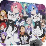 mousepad bastir Re Zero Kaymaz Dikişli Kauçuk Oyuncu Mousepad V4 - 48X40 Xl Gaming Mouse Pad Fare Altlığı