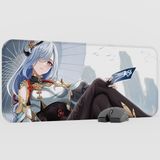 mousepad bastir Shenhe Genshin Impact Anime Oyuncu V1 - 70X30 Xl Gaming Mouse Pad Fare Altlığı