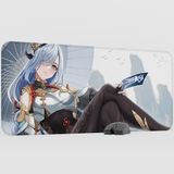 mousepad bastir Shenhe Genshin Impact Anime Oyuncu V1 - 90X40 Xxl Gaming Mouse Pad Fare Altlığı