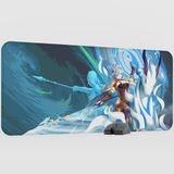 mousepad bastir Shenhe Genshin Impact Anime Oyuncu V4 - 90X40 Xxl Gaming Mouse Pad Fare Altlığı