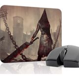 mousepad bastir Silent Hill Kaymaz Dikişli Kauçuk Oyuncu Mousepad V2 - 22X18 Gaming Mouse Pad Fare Altlığı
