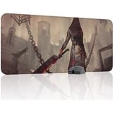 mousepad bastir Silent Hill Kaymaz Dikişli Kauçuk Oyuncu Mousepad V2 - 90X40 Xxl Gaming Mouse Pad Fare Altlığı