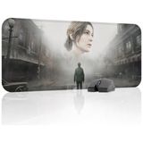 mousepad bastir Silent Hill Kaymaz Dikişli Kauçuk Oyuncu Mousepad V3 - 70X30 Xl Gaming Mouse Pad Fare Altlığı