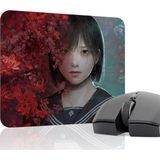 mousepad bastir Silent Hill Kaymaz Dikişli Kauçuk Oyuncu Mousepad V4 - 22X18 Gaming Mouse Pad Fare Altlığı