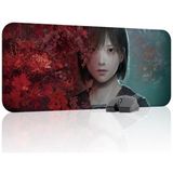 mousepad bastir Silent Hill Kaymaz Dikişli Kauçuk Oyuncu Mousepad V4 - 70X30 Xl Gaming Mouse Pad Fare Altlığı