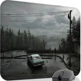 mousepad bastir Silent Hill Kaymaz Dikişli Kauçuk Oyuncu Mousepad V5 - 48X40 Xl Gaming Mouse Pad Fare Altlığı