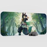 mousepad bastir Tighnari Genshin Impact Anime Oyuncu V2 - 70X30 Xl Gaming Mouse Pad Fare Altlığı