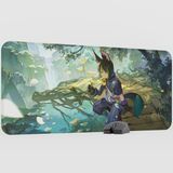 mousepad bastir Tighnari Genshin Impact Anime Oyuncu V4 - 90X40 Xxl Gaming Mouse Pad Fare Altlığı