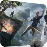mousepad bastir Uncharted Kaymaz Dikişli Kauçuk Oyuncu Mousepad V3 - 48X40 Xl Gaming Mouse Pad Fare Altlığı