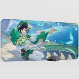mousepad bastir Venti Genshin Impact Anime Oyuncu V2 - 90X40 Xxl Gaming Mouse Pad Fare Altlığı