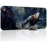 mousepad bastir Witcher 3 Kaymaz Dikişli Kauçuk Oyuncu Mousepad V4 - 70X30 Xl Gaming Mouse Pad Fare Altlığı