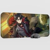 mousepad bastir Wriothesley Genshin Impact Anime Oyuncu V3 - 70X30 Xl Gaming Mouse Pad Fare Altlığı