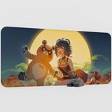 mousepad bastir Xiangling Genshin Impact Anime Oyuncu V1 - 90X40 Xxl Gaming Mouse Pad Fare Altlığı