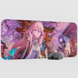 mousepad bastir Yae Miko Genshin Impact Anime Oyuncu V1 - 70X30 Xl Gaming Mouse Pad Fare Altlığı