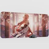 mousepad bastir Yae Miko Genshin Impact Anime Oyuncu V2 - 90X40 Xxl Gaming Mouse Pad Fare Altlığı