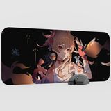 mousepad bastir Yoimiya Genshin Impact Anime Oyuncu V5 - 70X30 Xl Gaming Mouse Pad Fare Altlığı
