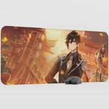 mousepad bastir Zhongli Genshin Impact Anime Oyuncu V4 - 90X40 Xxl Gaming Mouse Pad Fare Altlığı